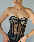 Sexy Lace Push-Up Corset