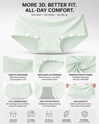 5-Pack Seamless Lyocell Breathable Briefs