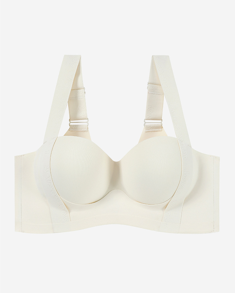 Wireless Seamless Push-Up Bra with Side Support