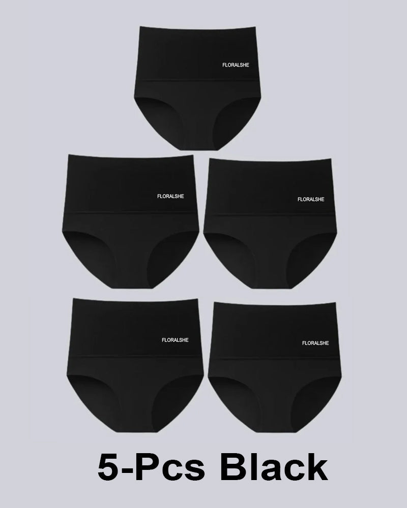 5er-Pack Hohe Taille Bauchkontrolle Slips