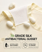 5-Pack Mid Waist Seamless Modal Silk Antibacterial Crotch Briefs