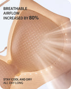 Women's Deep V Seamless Invisible Adjustable Strap Bra