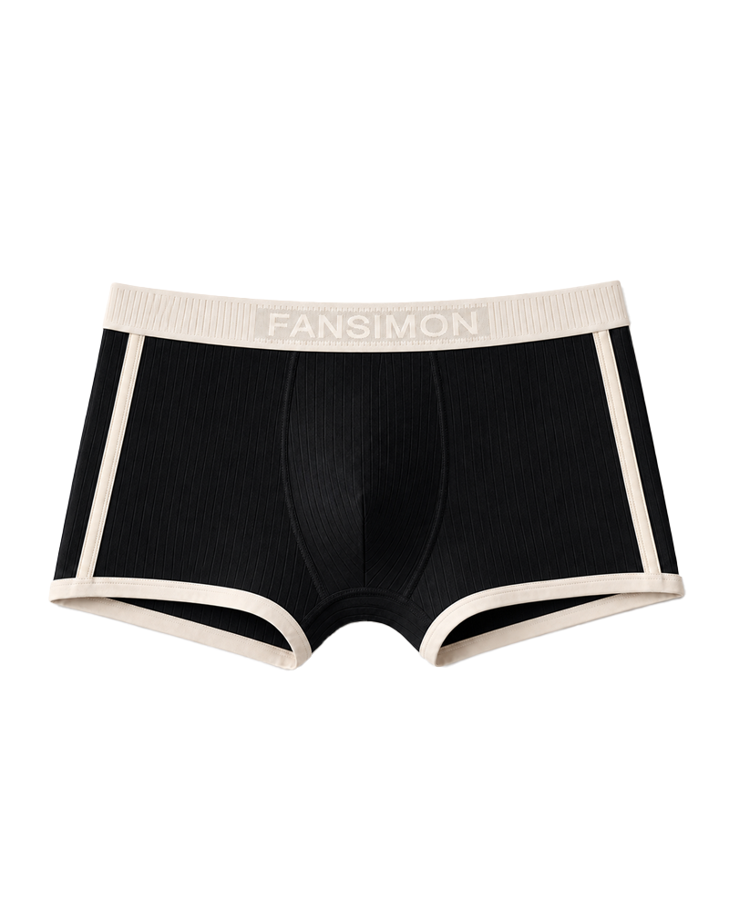 Men's Mid-Rise Simple Breathable Boxer Briefs