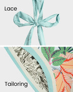 Reversible Tie-Strap Floral One-Piece Swimsuit