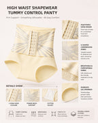 2-Pack Seamless Tummy Control Adjustable Hook-Up Shaping Panties