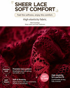 5-Pack Sexy Lace Openwork Cotton Crotch High Elastic Panties