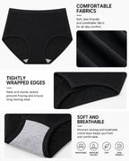 3-Pack Plus Size Mesh Ice Silk Breathable Seamless Panties