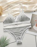 French Style Sexy Backless Bra Set