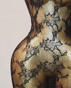 Sexy Lingerie Women's Sexy Net Stockings Open File One-piece Stockings Hollow Temptation