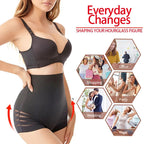Women's High Waist Tummy Control Strong Non-Slip Non-Curling Hip Lifting Body Shaping Underwear