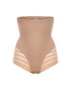 Women's High Waist Tummy Control Strong Non-Slip Non-Curling Hip Lifting Body Shaping Underwear