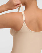 Women's Solid Color Tummy Tuck Seamless Zipper Body Shaper