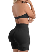 Women's Tummy Control Butt Lifting Hook and Eye Body Shaping Shorts