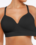 Women's Wireless Push-Up Seamless Comfort Full Coverage Bra