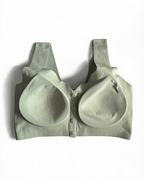 Women's Front Button Lace Seamless Push-Up Breathable Bra