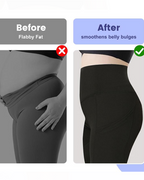 Women's Tummy Control High Waist Casual Elastic Band Pocket Yoga Sports Plus Size Shorts