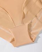 Women's High Elastic Seamless Tummy-Control Butt Lift Mesh Splicing Panties