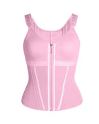 Women's Waist and Abdomen Shaping Tights Ultimate Latex Corset Vest With Bra