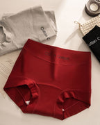 Women's Antibacterial Pure Cotton Seamless High Waist Comfortable Briefs