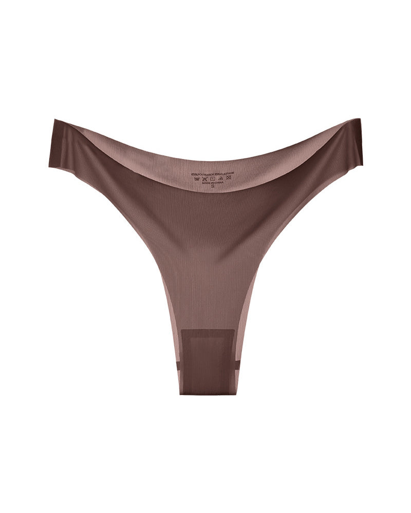 Women's Solid Color Quick-Drying Seamless Breathable Underwear