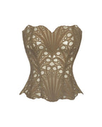 Ladies Elegant Lace Back Tie-up Tube Top Tummy Shaper Top