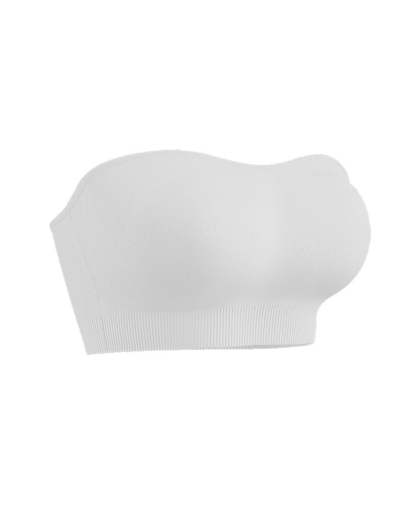 Women's Non-Slip Silicone Push-Up Detachable Shoulder Straps Without Steel Ring Bra