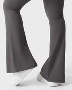 Women's Tummy Control Butt Lifting Pocket Flare Tight Yoga Pants