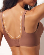 Women's Wire-Free Seamless Push-Up Comfortable Plus Size Bra