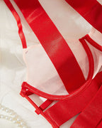 Sexy Mesh Cross-perspective Hollow Lingerie Set
