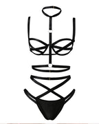 Sexy Bandage Hollow Underwear Set