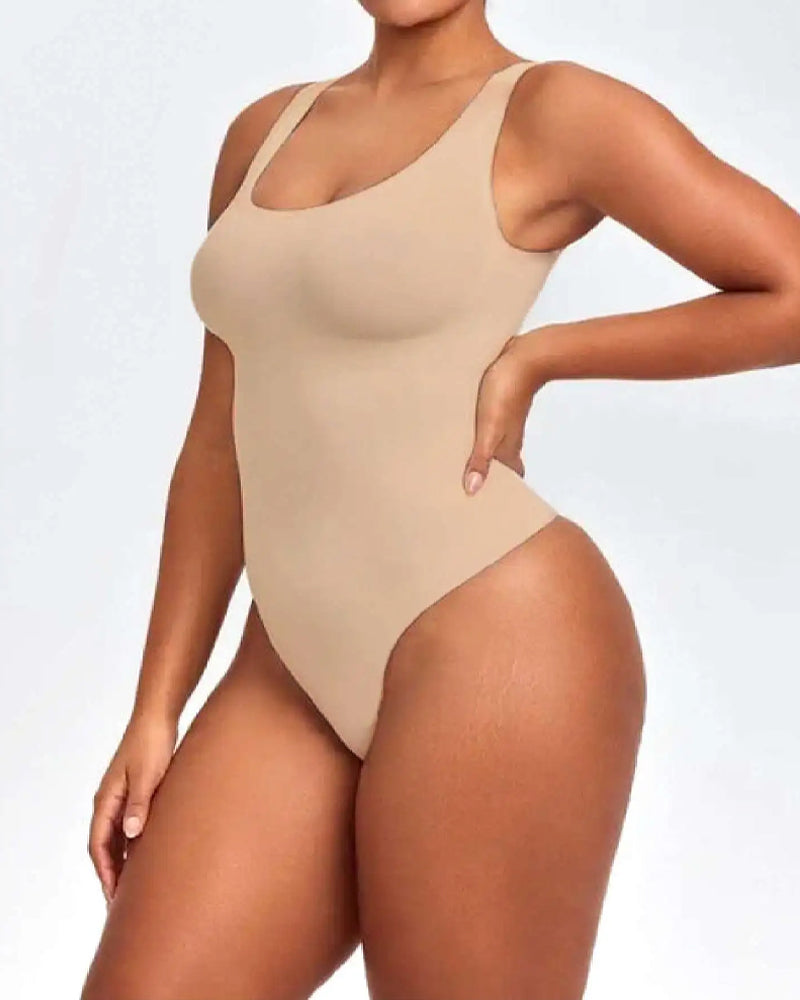 Women's Tummy-control Seamless Body-shaping Sleeveless Bodysuit