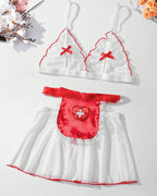 Sexy Nurse Uniform Two-piece Suit