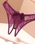 Sexy Lace Crotchless Stretch Thong