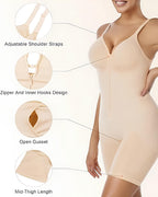 Women's Stretch Fabric Breathable Mesh Body Shaper Tummy Control Tights