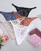 Low-Rise Breathable Lace Sexy Seamless String T-Back