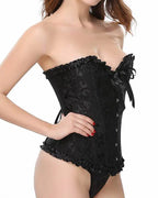 Women's Halloween Body Shaping Tummy Control Back Tie Tube Top