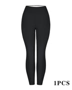 Winter High Waist Elastic Thickened Warm Wool Lined Casual Sports Leggings