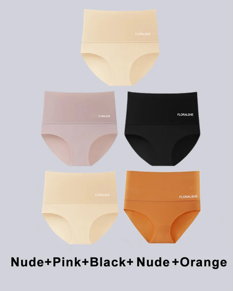 5er-Pack Hohe Taille Bauchkontrolle Slips