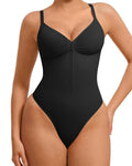Women's Solid Color Tummy Tuck Seamless Zipper Body Shaper