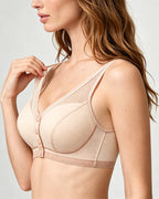 Women's Front-closure Wire-free Breathable Comfortable Bra