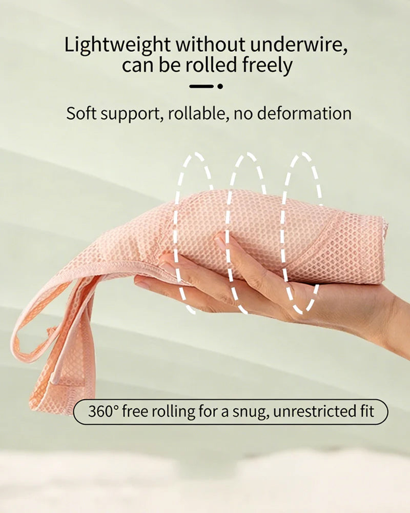 Women's Front-closure Wire-free Breathable Comfortable Bra