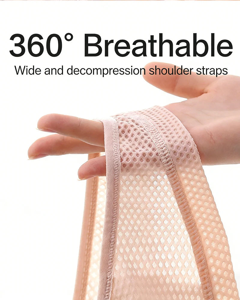 Women's Front-closure Wire-free Breathable Comfortable Bra