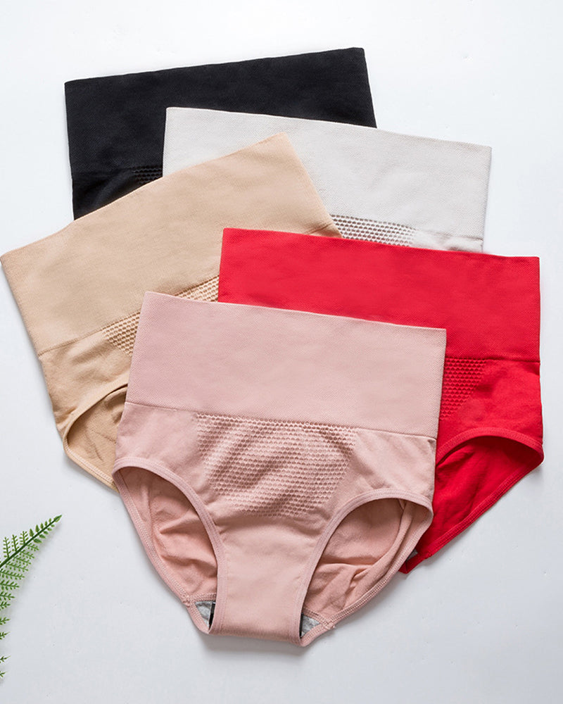 Women's High Waist Seamless Comfort Multicolor Briefs