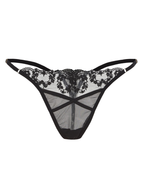 Underwire Push-Up Mesh Lace Spliced Fitted Nightgown