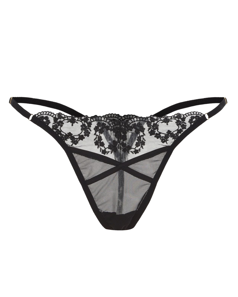 Underwire Push-Up Mesh Lace Spliced Fitted Nightgown