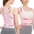 Adult Breathable Mesh Support Invisible Shoulder Open Back Posture Back Corrector