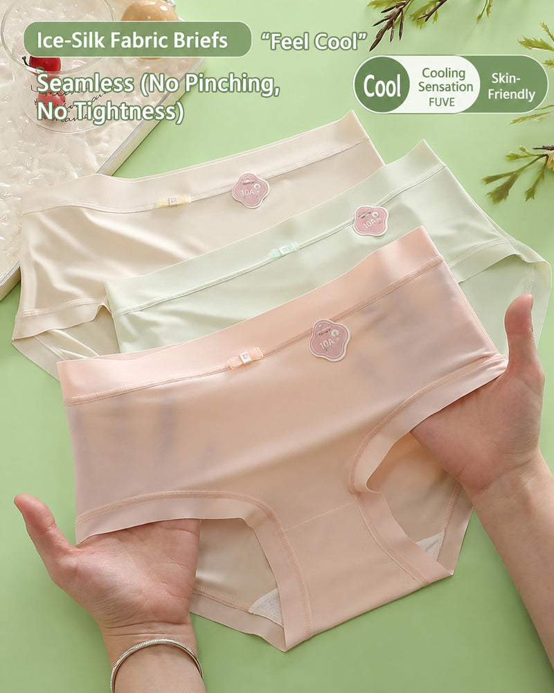 Multi-pack Seamless Breathable Ice Silk Panties