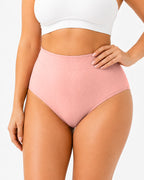 Multi-pack Plus Size High Waist Cotton Ribbed Briefs