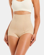 Women's High Waist Tummy Control Mesh Breathable Hip Lifting Body Shaping Panties