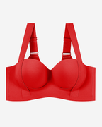 Wireless Seamless Push-Up Bra with Side Support